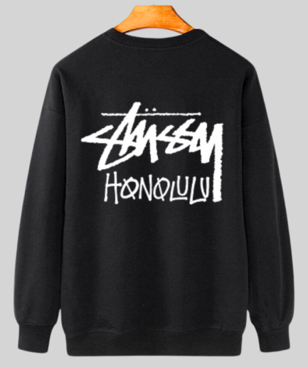 Stussy Honolulu Black Sweatshirt