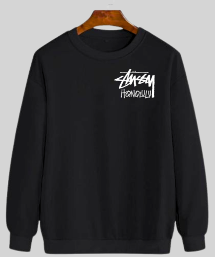 Stussy Honolulu Black Sweatshirt