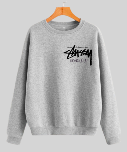 Stussy Honolulu Grey Sweatshirt