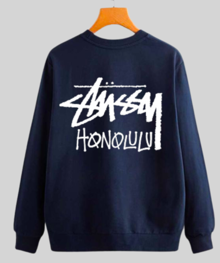 Stussy Honolulu Blue Sweatshirt