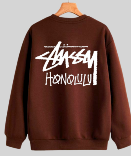 Stussy Honolulu Brown Sweatshirt