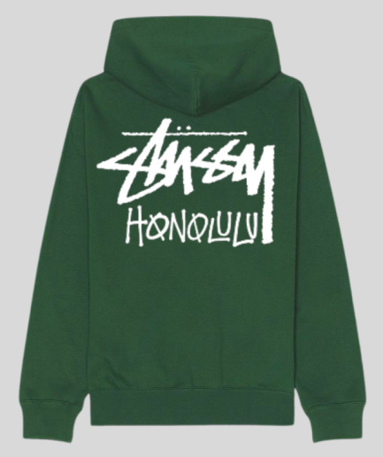 Stussy Honolulu Green Hoodie