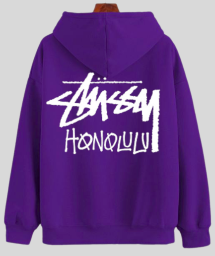 Stussy Honolulu Purple Hoodie