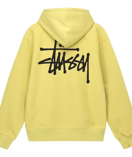 Basic Stussy Hoodie Yellow