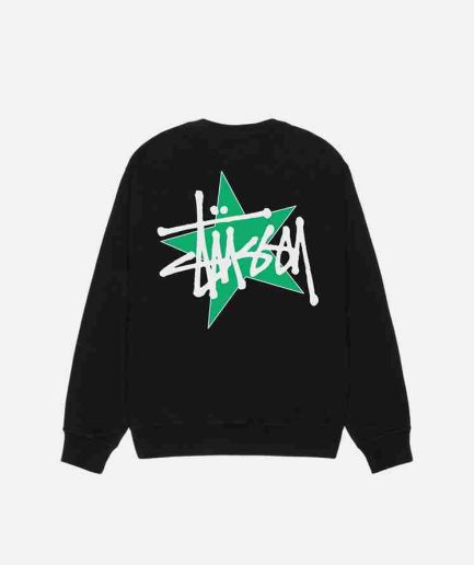 STÜSSY STAR CREW PIGMENT DYED SWEATER