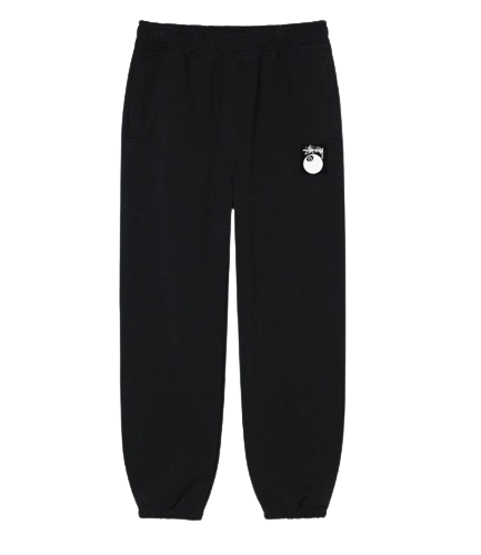 Stussy 8 Ball Logo Black Pant