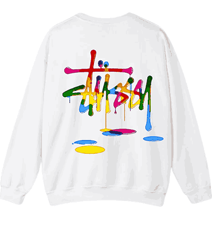 STUSSY LOGO MIX SWEATSHIRT