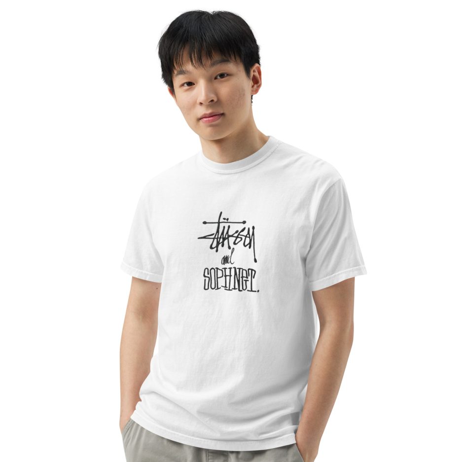 Stussy and Sophnei White T-shirt