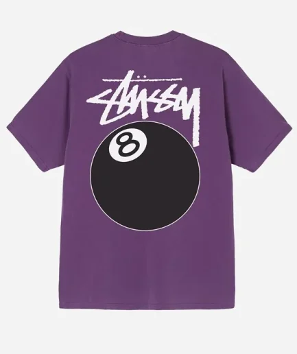 Stussy 8 Ball Purple T-Shirt