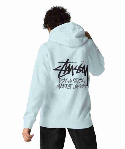 Stussy Dover Street Market London Hoodie White