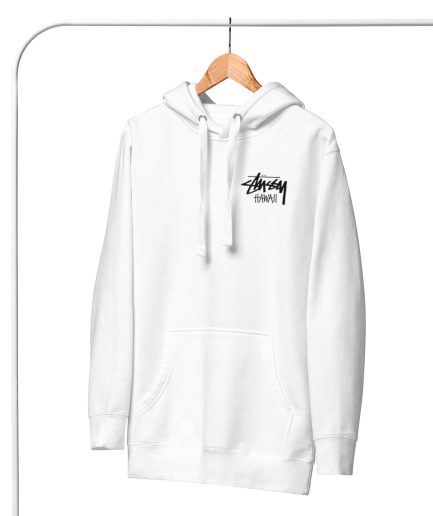 Unisex Stussy Hawaii Hoodie White